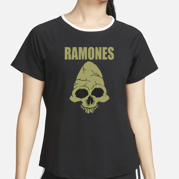 Cm Punk Ramones Skull T-Shirt2