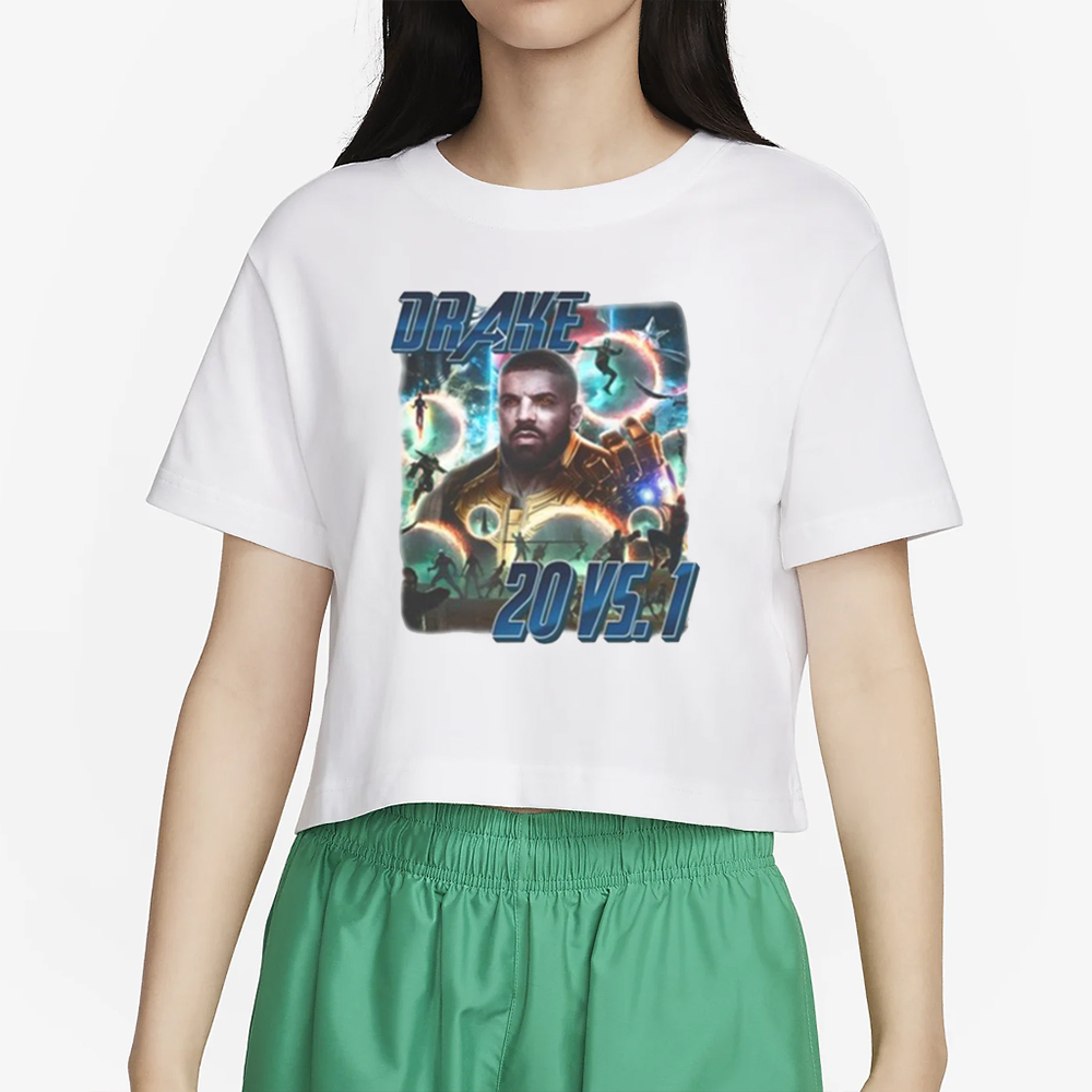 Drake Thanos 20 Vs 1 T-Shirt 4 Drake Thanos 20 Vs 1 T-Shirt2
