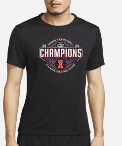 Fighting Illini 2024 Wbit Champions T-Shirt2