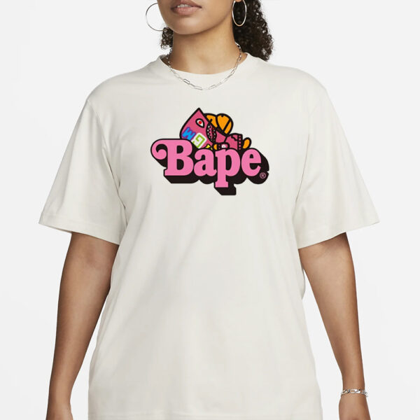 Glorilla Wearing Shark Milo On Bape T-Shirt3