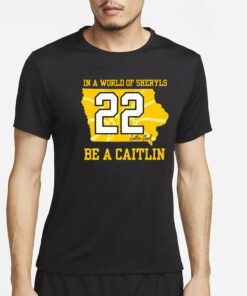 In A World Of Sheryls Be A Caitlin 22 Caitlin Clark T-Shirt45