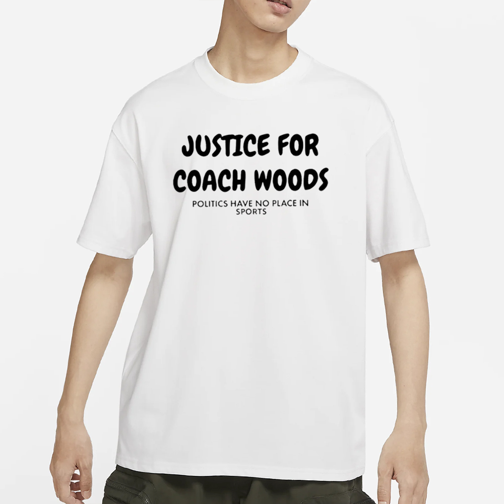 Justice For Coach Woods T-Shirt 4 Justice For Coach Woods T-Shirt