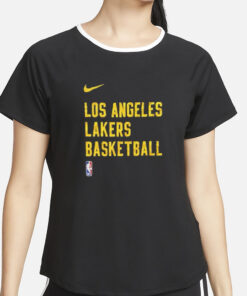 LeBron James Nike NBA Los Angeles Lakers Basketball T-Shirt2