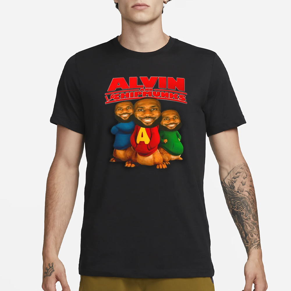 Lebron James Alvin And Chipmunks T-Shirt 4 Lebron James Alvin And Chipmunks T-Shirt1