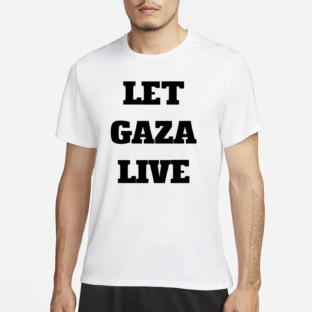 Medea Benjamin Wearing Let Gaza Live T-Shirt 4 Medea Benjamin Wearing Let Gaza Live T-Shirt1