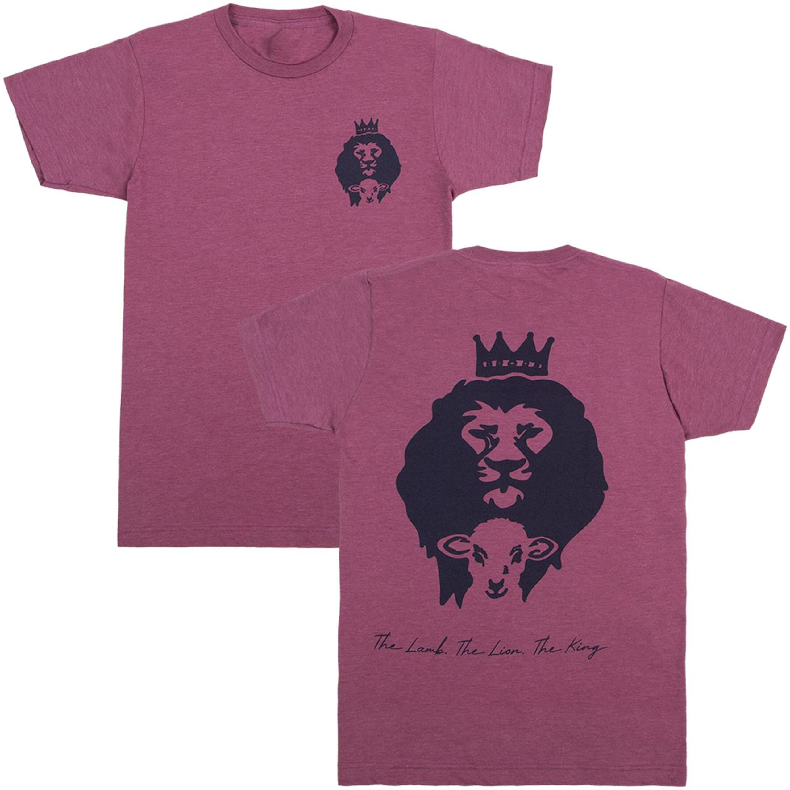 Meredith Andrews Lamb Lion King T-Shirt - Heather Purple 6 Meredith Andrews Lamb Lion King T-Shirt - Heather Purple
