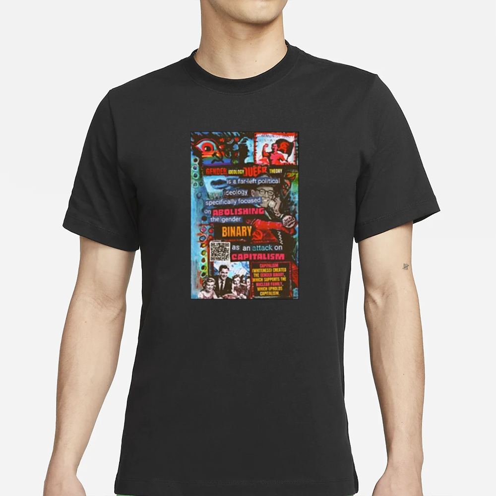Queer Abolishes The Gender Binary T-Shirt 4 Queer Abolishes The Gender Binary T-Shirt