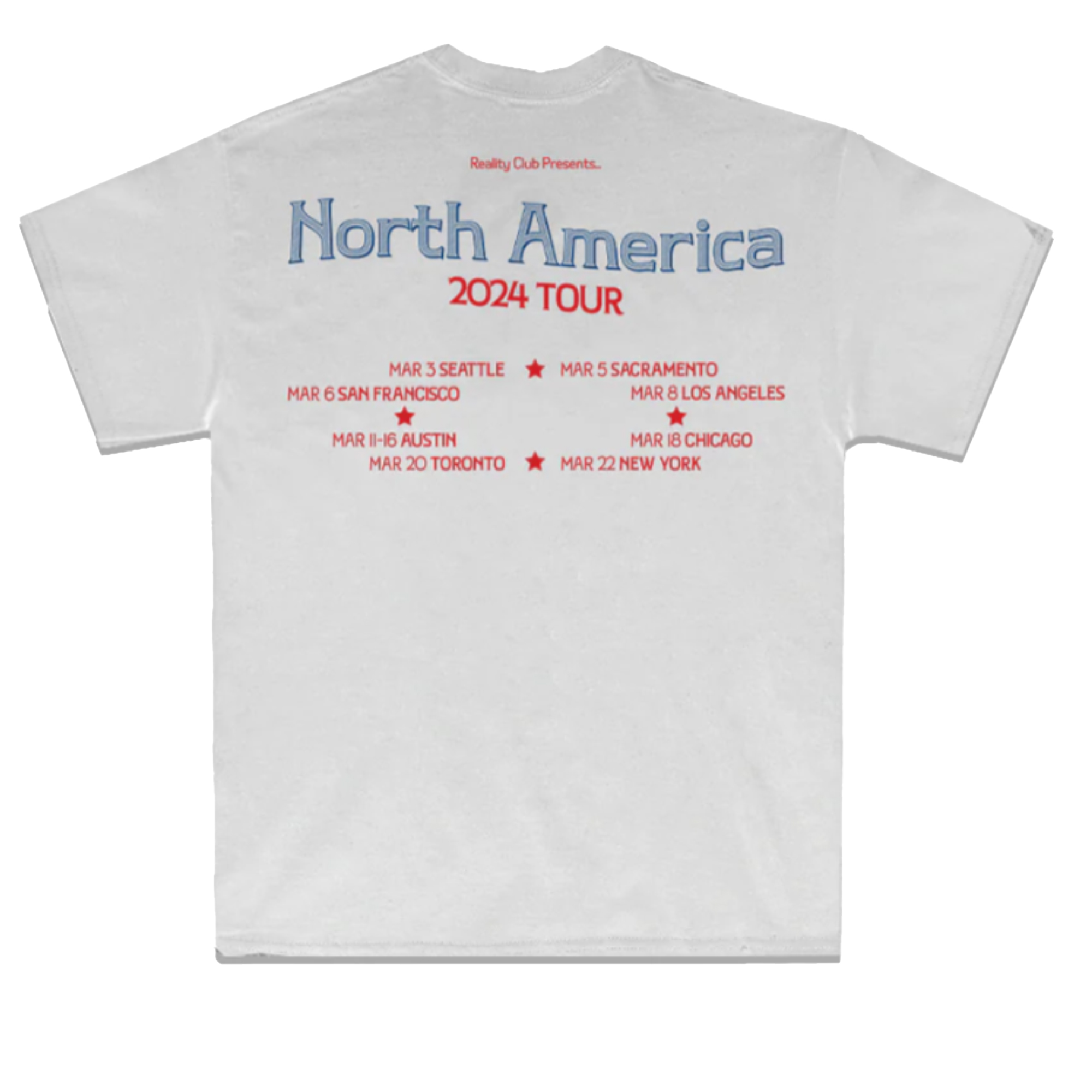 Reality Club - Exclusive US Tour T-Shirt