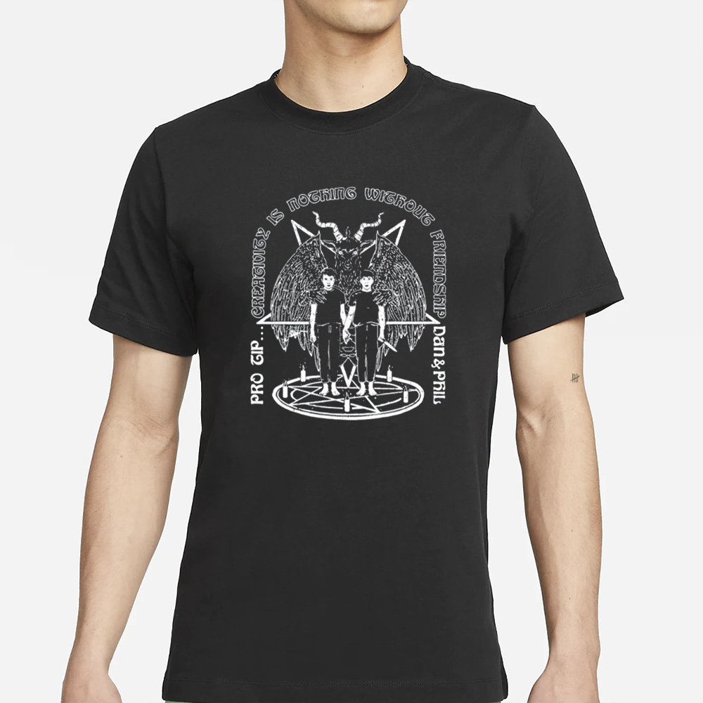 Ritual Pro Tip Creativity Is Nothing Without Frienship Dan & Phil T-Shirt 4 Ritual Pro Tip Creativity Is Nothing Without Frienship Dan & Phil T-Shirt