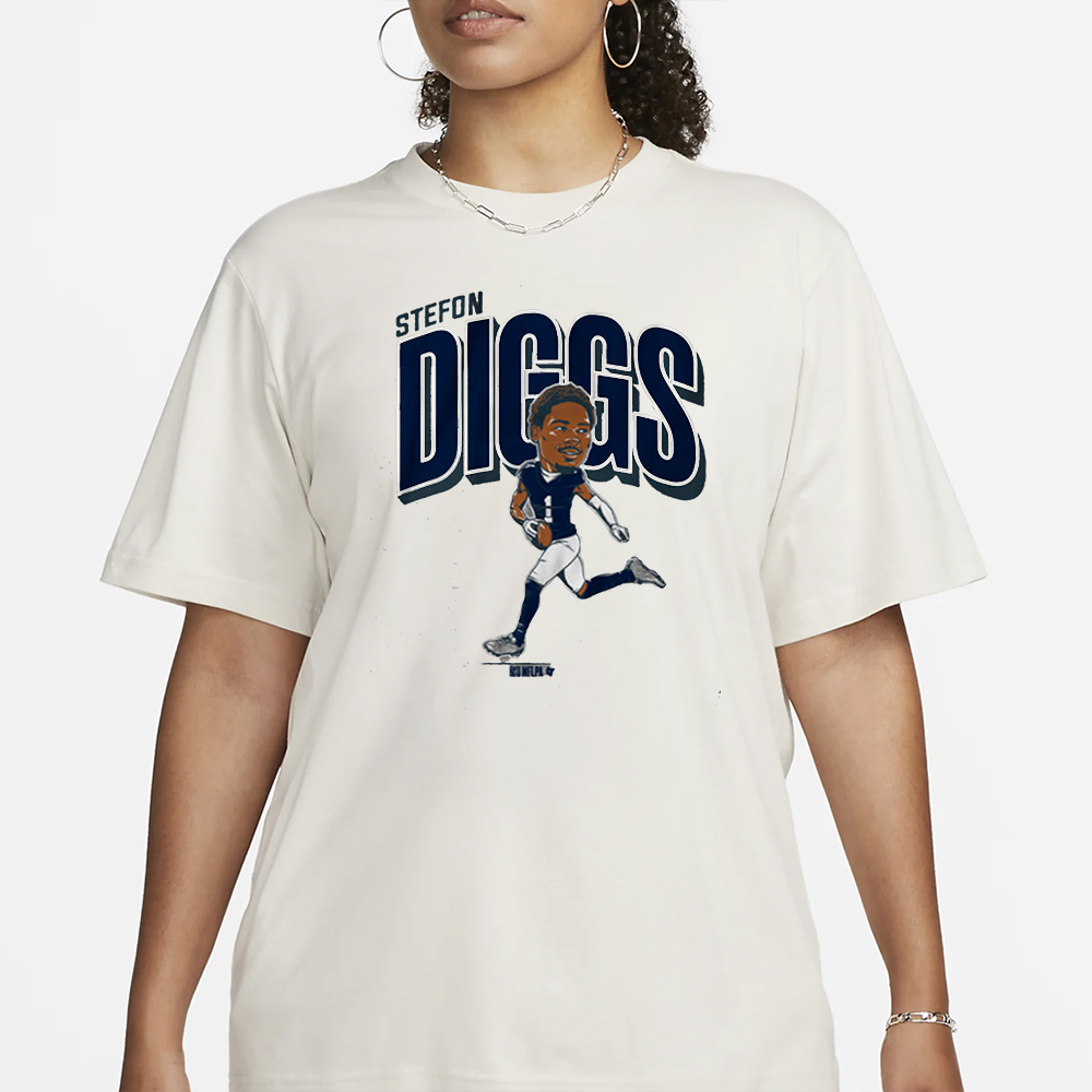 STEFON DIGGS HOUSTON CARICATURE T-SHIRT3