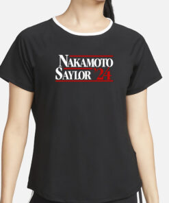 The Bitcoin Therapist Nakamoto Saylor' 24 T-Shirt15