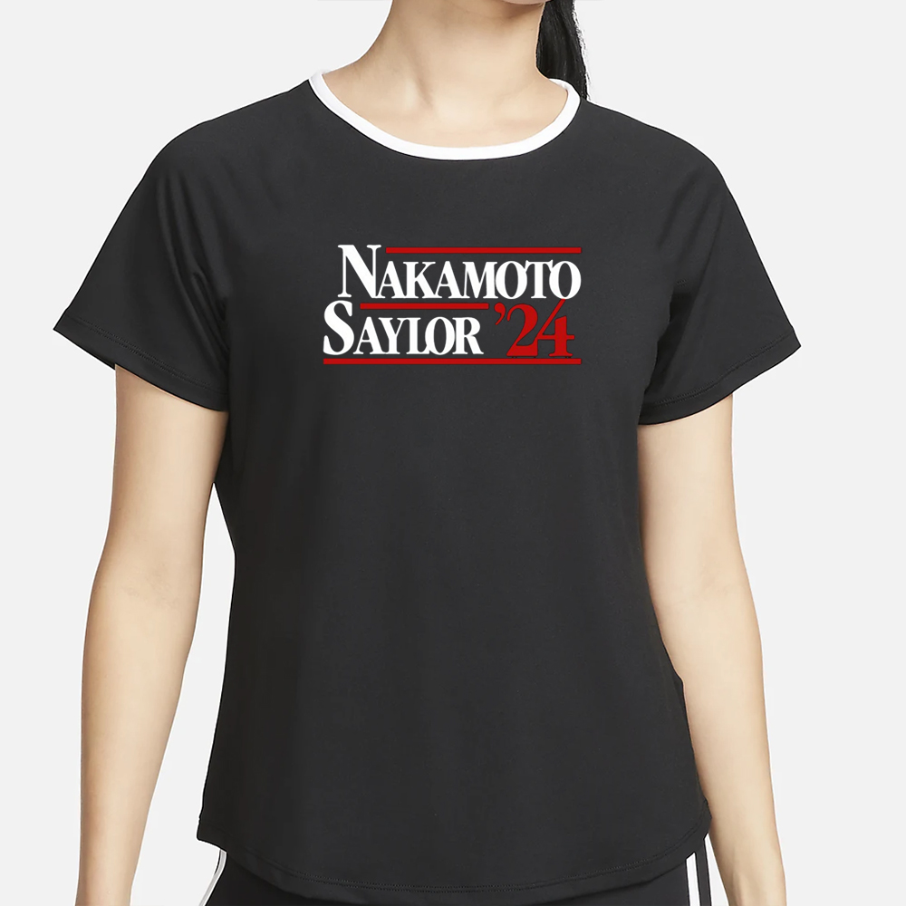 The Bitcoin Therapist Nakamoto Saylor' 24 T-Shirt15