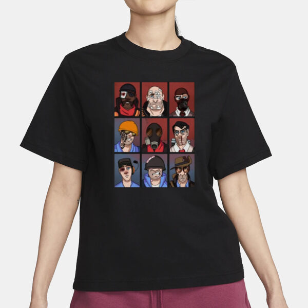 The Dudes Of TF2 T-Shirt1