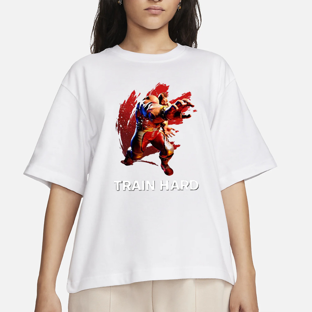 Train Hard Zangief T-Shirts