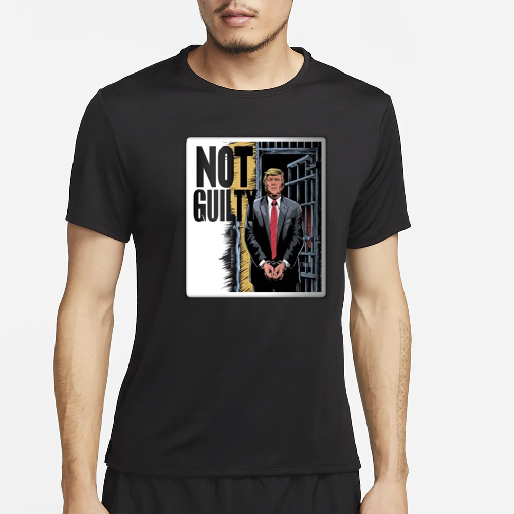 Trump Not Guilty Mugshot T-Shirt 4 Trump Not Guilty Mugshot T-Shirt2