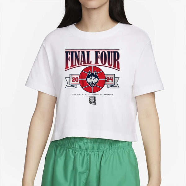 UCONN MEN'S BASKETBALL 2024 FINAL FOUR T-SHIRT2