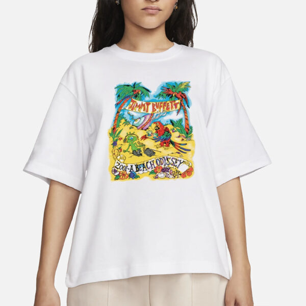 2001 Jimmy Buffett A Beach Odyssey Tour Shirts