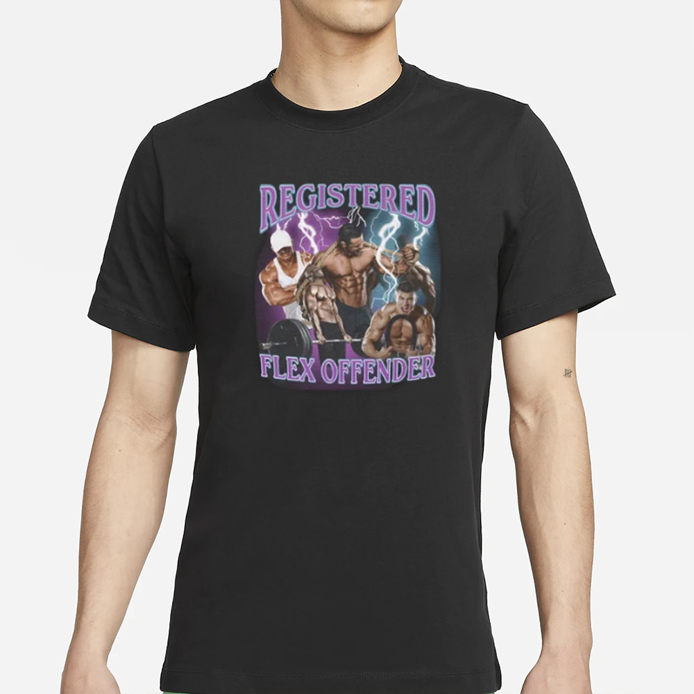 AAA Registered Flex Offender T-Shirt 4 AAA Registered Flex Offender T-Shirt