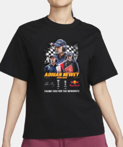 Adrian Newey 2006-2025 Thank You For The Memories T-Shirt3