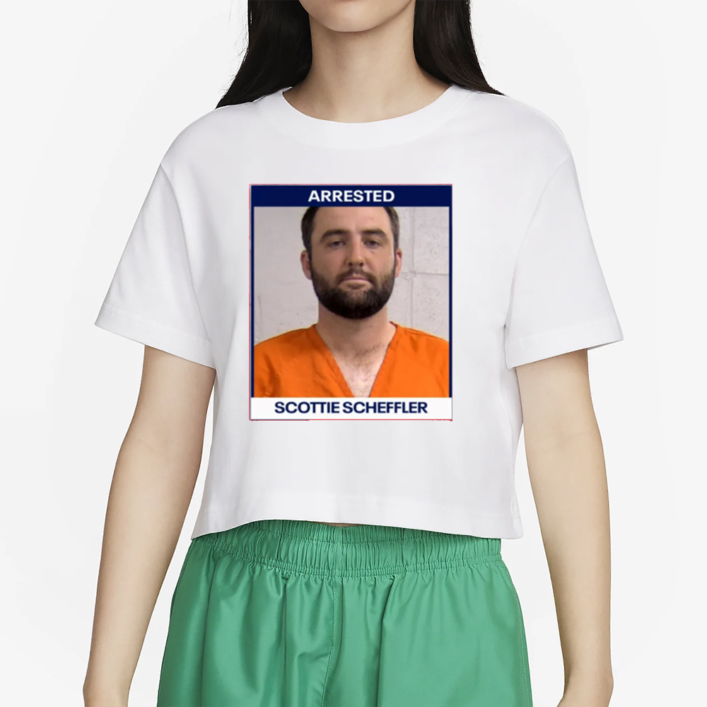 Arrested Scottie Scheffler Mugshot T-Shirt 4 Arrested Scottie Scheffler Mugshot T-Shirt2