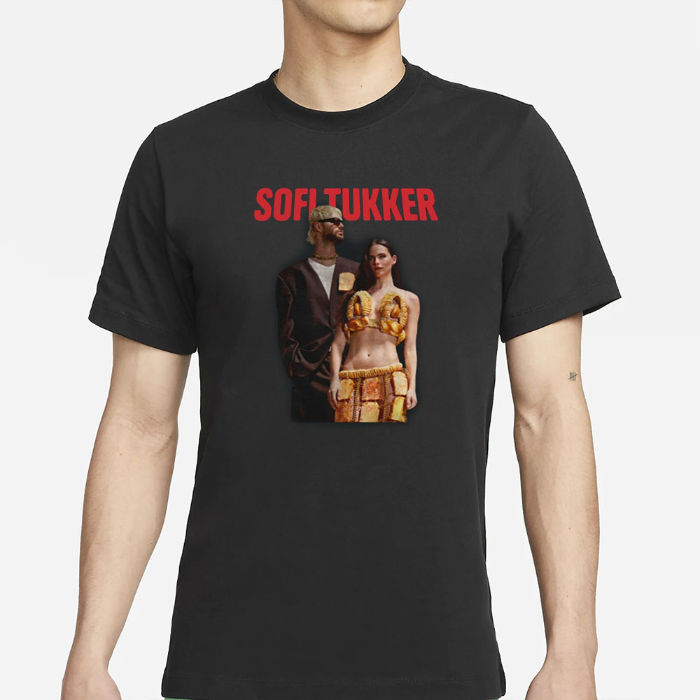 Black Sofi Tukker Serving Bread T-Shirt 4 Black Sofi Tukker Serving Bread T-Shirt