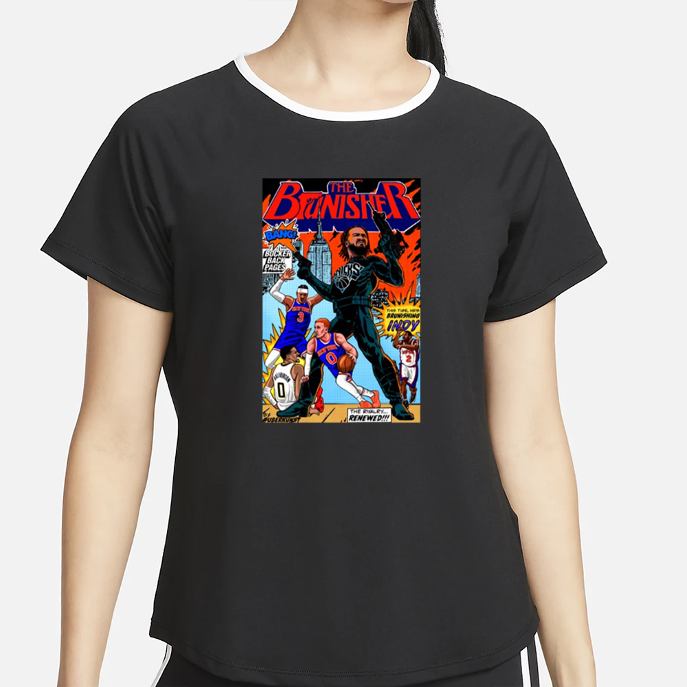 Bockerbackpages The Brunisher Jalen Brunson T-Shirt4