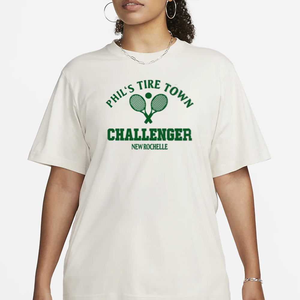 Borderrosedesigns Phil's Tire Town Challengers T-Shirt 4 Borderrosedesigns Phil's Tire Town Challengers T-Shirt1