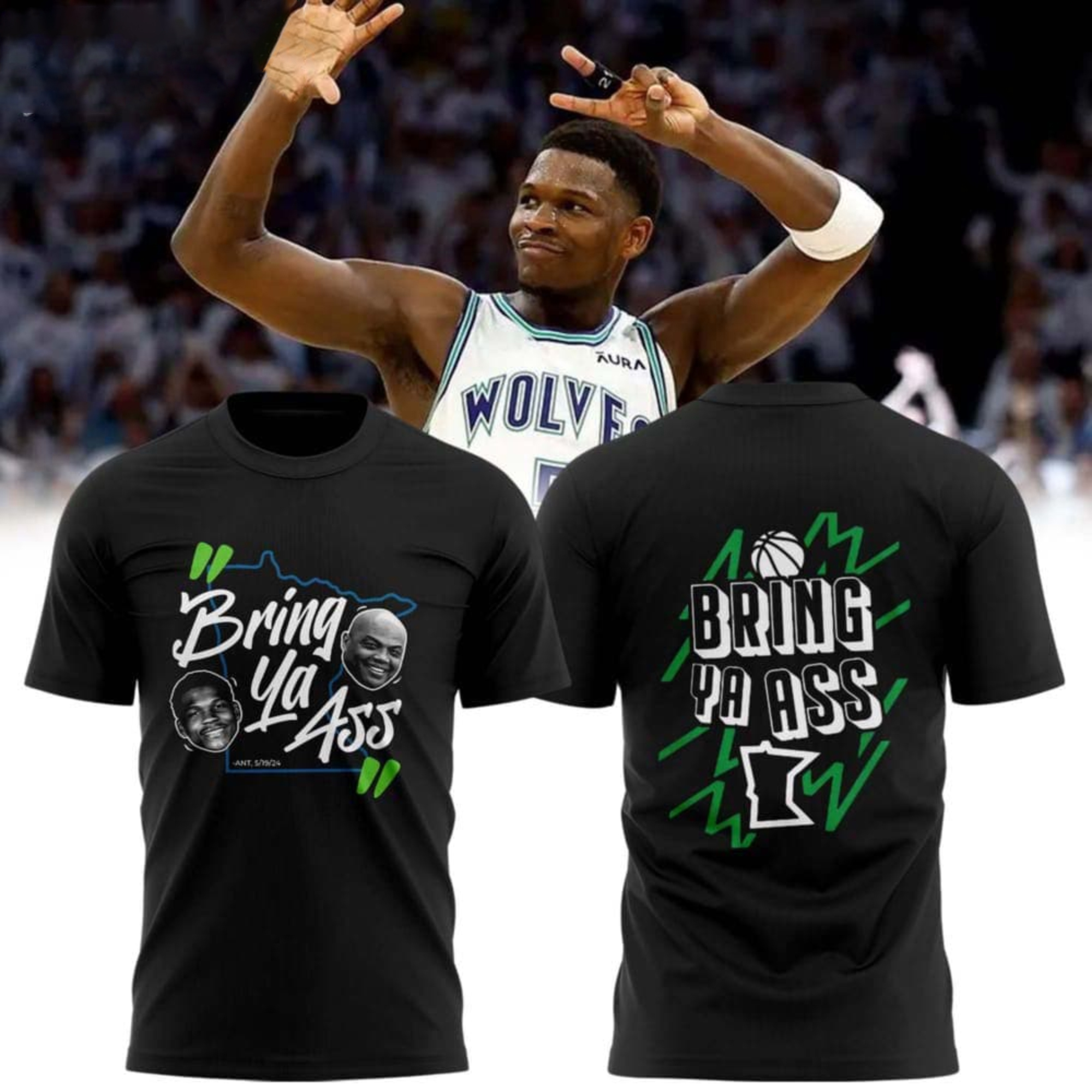 Bring ya ass T-Wolves T-Shirt 4 Bring ya ass T-Wolves T-Shirt