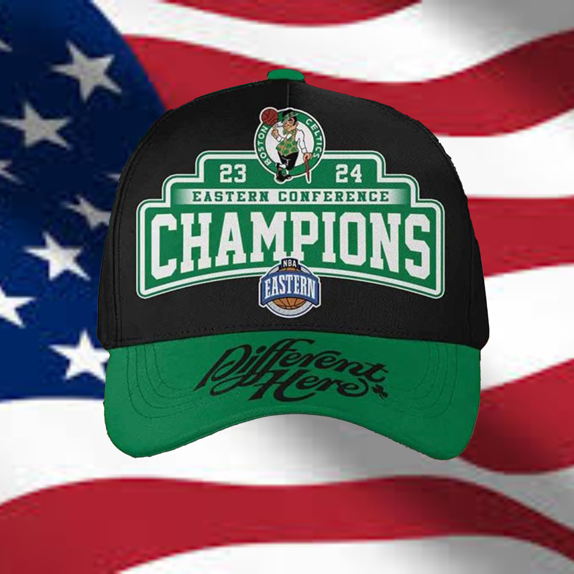 Celtics 23-24 Eastern Conference Champions Different Here Hat 2 Celtics 23-24 Eastern Conference Champions Different Here Hat