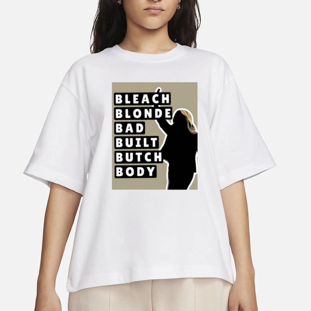Chris Evans Marjorie Taylor Bleach Blonde Bad Built Butch Body T-Shirt 4 Chris Evans Marjorie Taylor Bleach Blonde Bad Built Butch Body T-Shirt