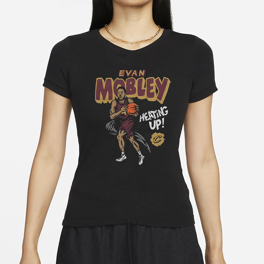 Cleveland Cavaliers Comic Book Evan Mobley T-Shirt 4 Cleveland Cavaliers Comic Book Evan Mobley T-Shirt