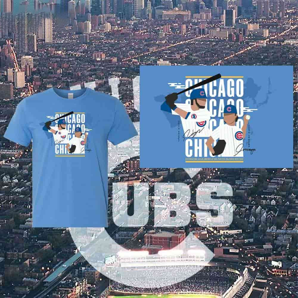 Cubs Shota Celebrate AAPI Heritage T-Shirt 2 Cubs Shota Celebrate AAPI Heritage T-Shirt