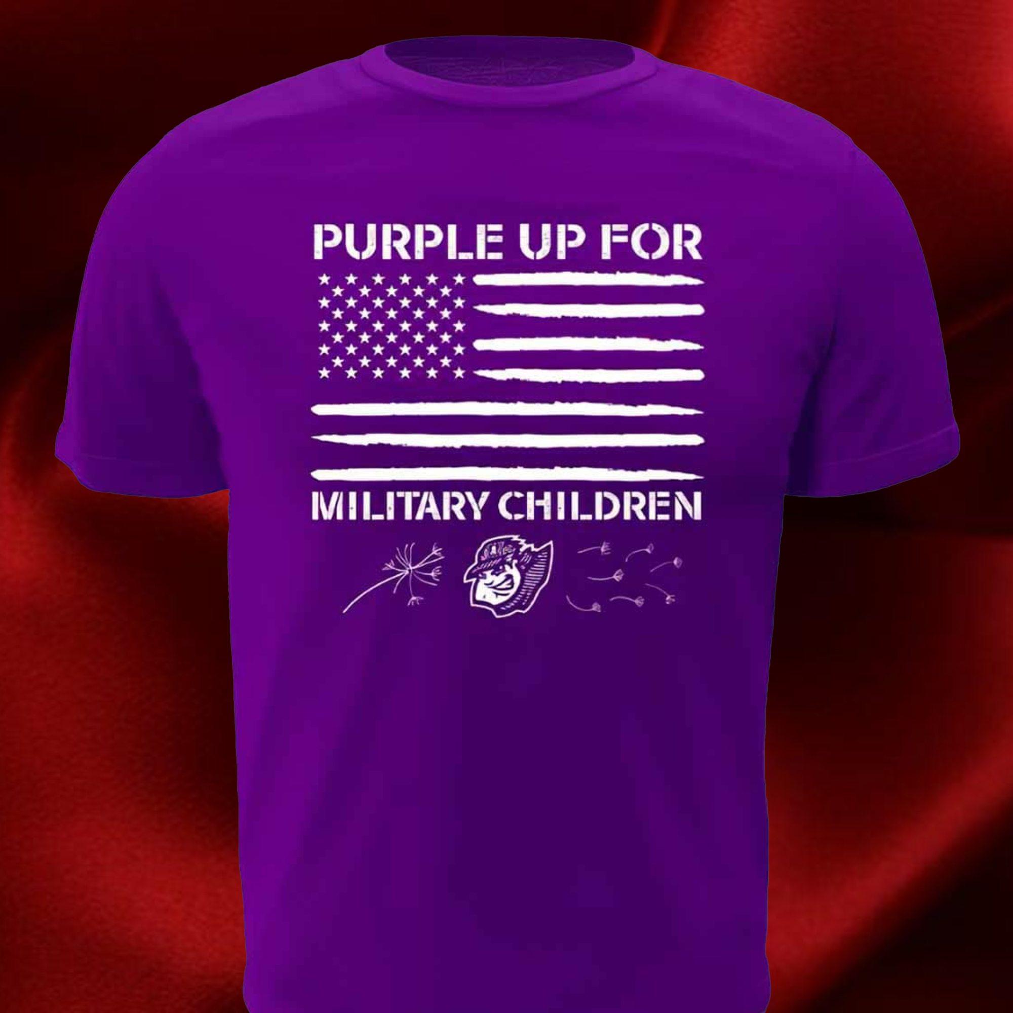 Curve Purple Up For Military Children T-Shirt Giveaway 2024 2 Curve Purple Up For Military Children T-Shirt Giveaway 2024