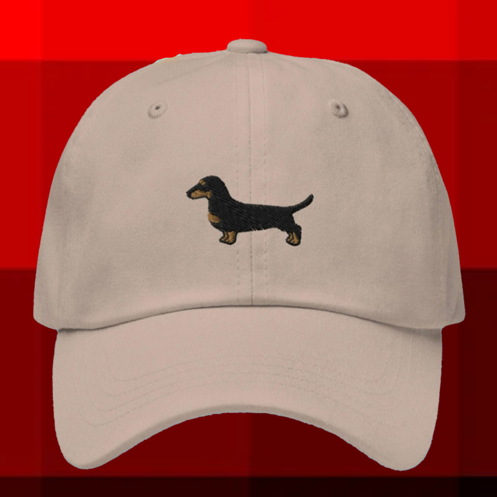 Dachshund Dog Baseball Hat 2 Dachshund Dog Baseball Hat