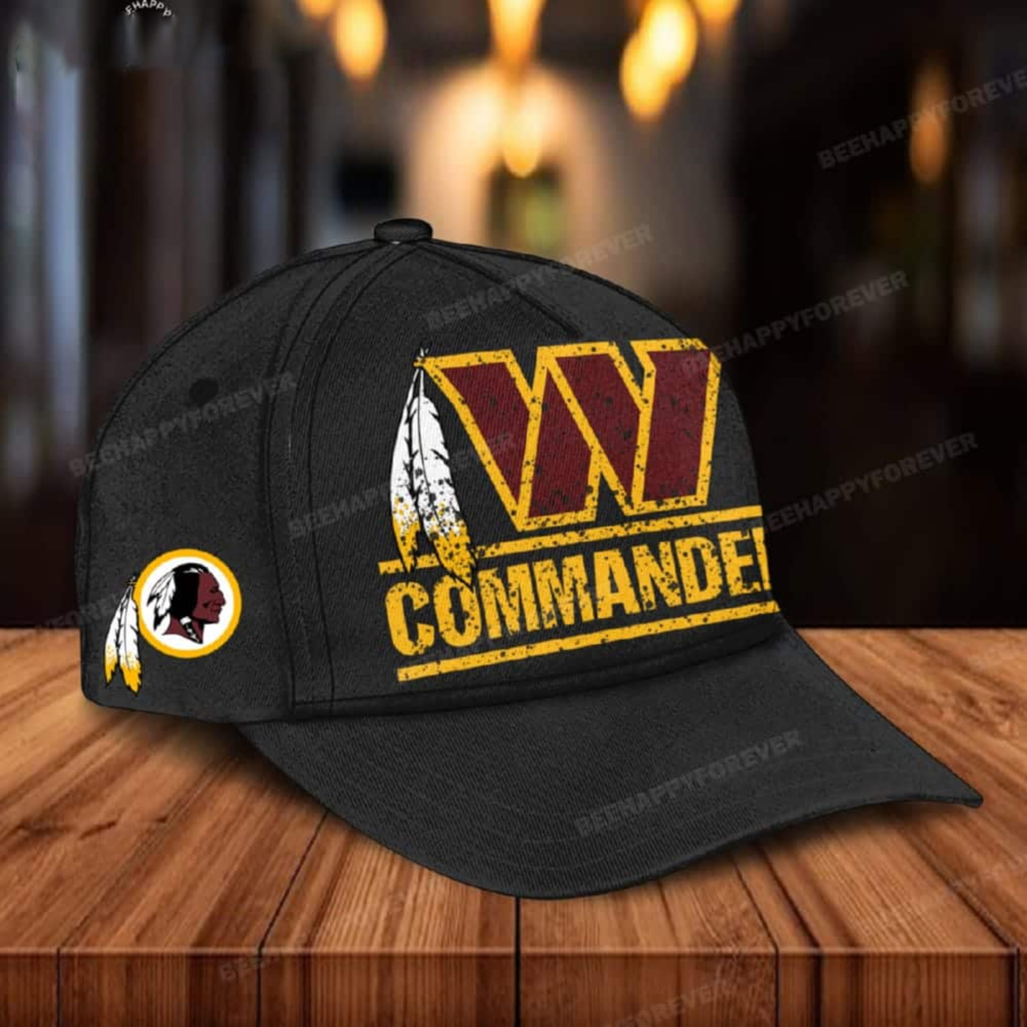 Dan Quinn Commanders Feather Hat 4 Dan Quinn Commanders Feather Hat
