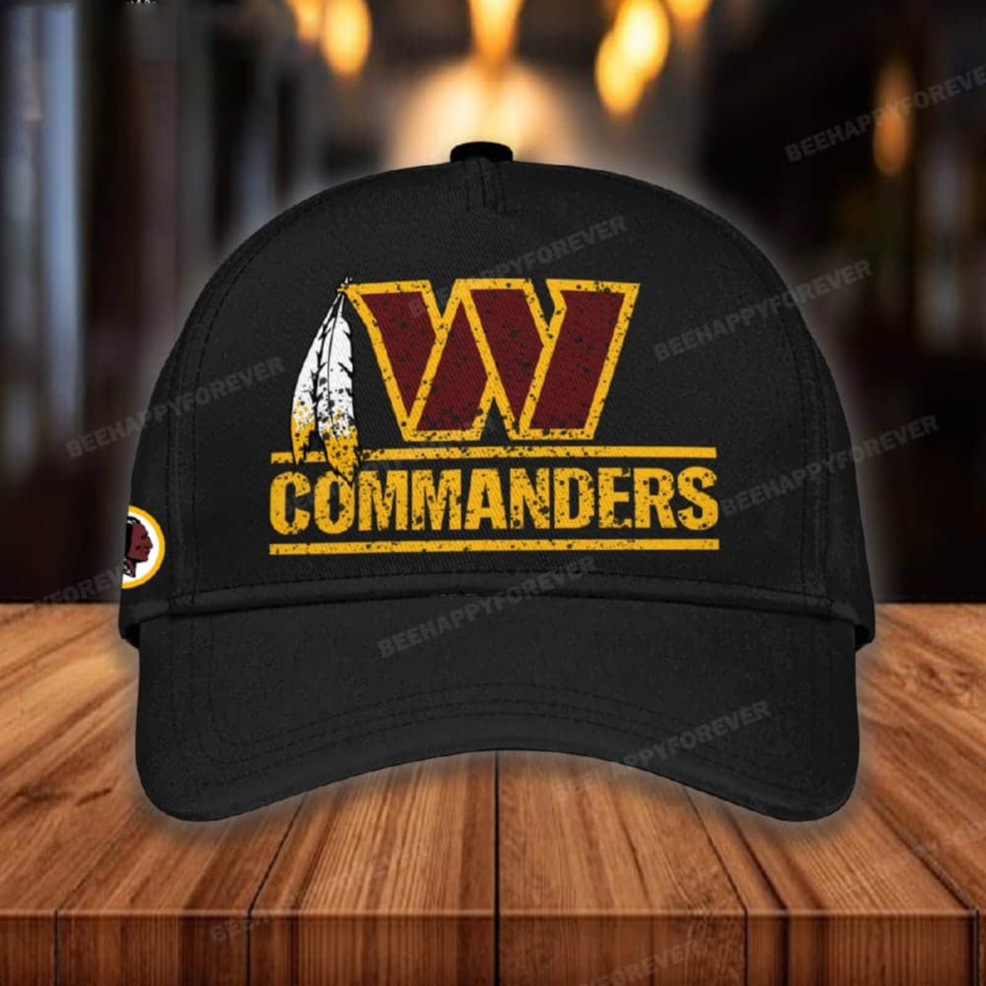 Coach Dan Quinn Commanders Feather Hat 4 Dan Quinn Commanders Feather Hat1