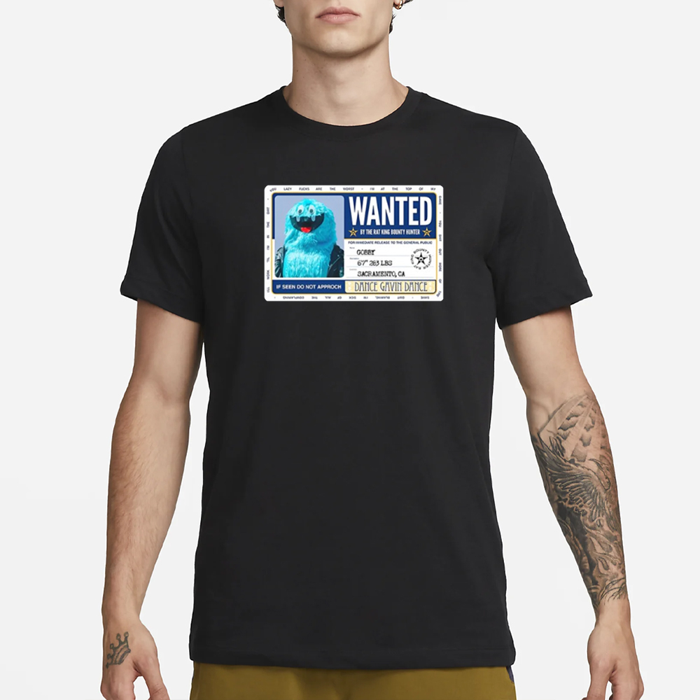 Dance Gavin Dance Wanted Gobby T-Shirt 4 Dance Gavin Dance Wanted Gobby T-Shirt1