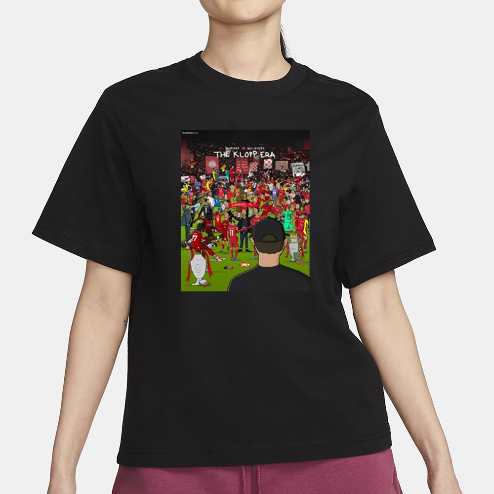 Dreadfully Drawn Doubters To Believers The Klopp Era T-Shirt 4 Dreadfully Drawn Doubters To Believers The Klopp Era T-Shirt1