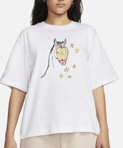 Elena Fiorenza Gatti Horse Girl Apple T-Shirt