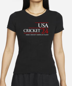 Erik Petersen Usa Cricket '24 Make Cricket American Again T-Shirts