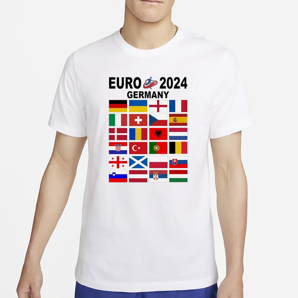 Euro 2024 In Germany Flags Of Participating Countries T-Shirt 4 Euro 2024 In Germany Flags Of Participating Countries T-Shirt2