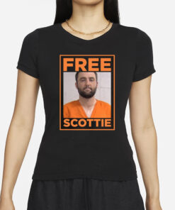 Free Scottie Scheffler Mug Shot T-Shirt