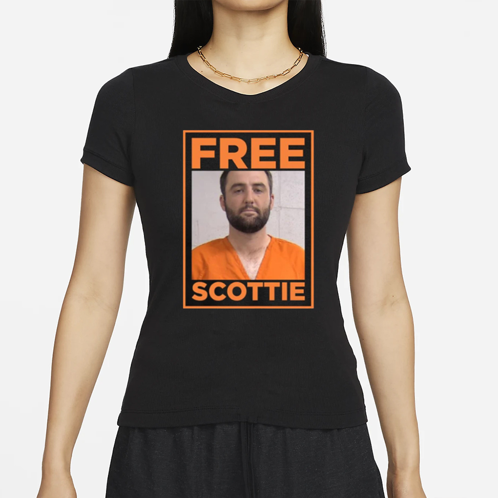 Free Scottie Scheffler Mug Shot T-Shirt 4 Free Scottie Scheffler Mug Shot T-Shirt