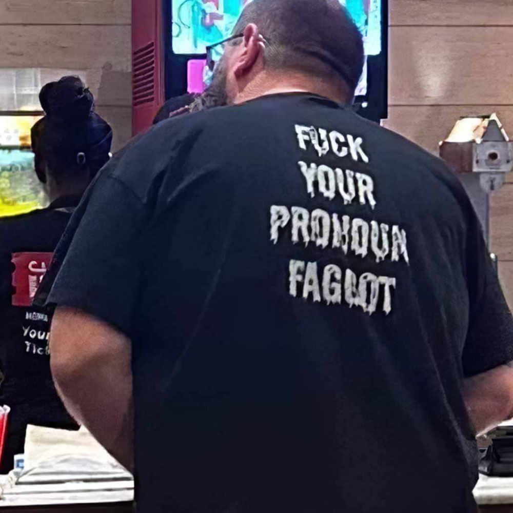 Fuck Your Pronoun Faggot T-Shirt 2 Fuck Your Pronoun Faggot T-Shirt