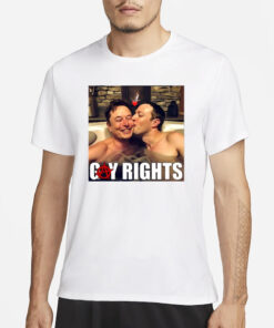 Gay Rights Elon Musk Kiss Mark Zuckerberg T-Shirt3