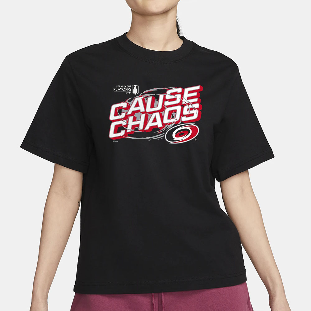 Hurricanes 2024 Stanley Cup Playoffs Cause Chaos T-Shirt4