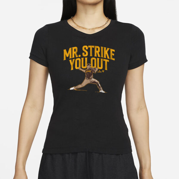 JEREMIAH ESTRADA MR. STRIKE YOU OUT T-SHIRTS