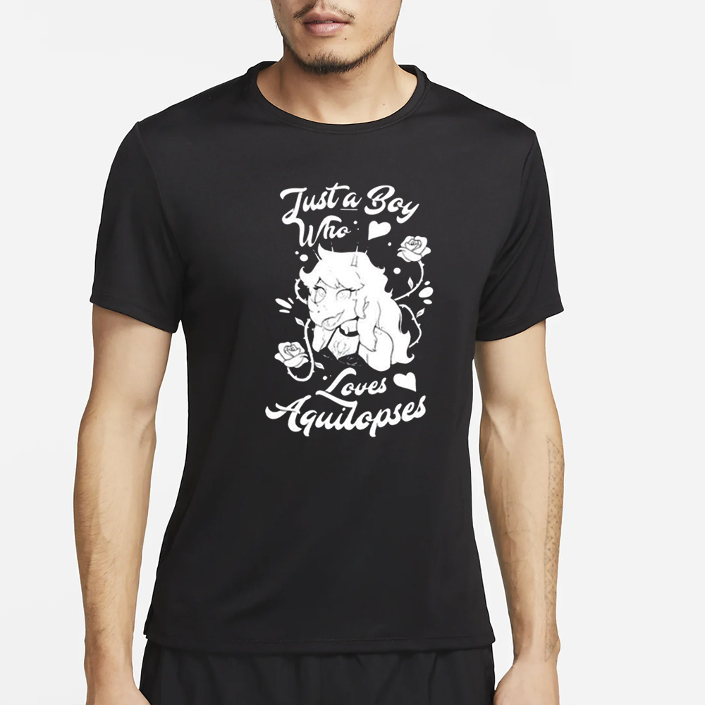 Just A Boy Who Loves Aquilopses T-Shirt 4 Just A Boy Who Loves Aquilopses T-Shirt2