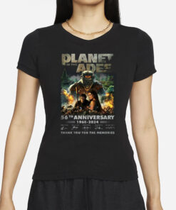 Kingdom Of The Planet Of The Apes 56th Anniversary 1968-2024 Thank You For The Memories T-Shirt