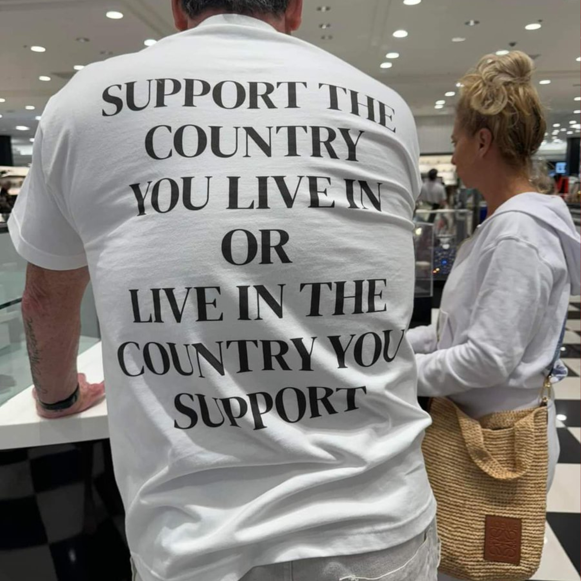 Luai Ahmed Support The Country You Live In Or Live In The Country You Support T-Shirt 2 Luai Ahmed Support The Country You Live In Or Live In The Country You Support T-Shirt
